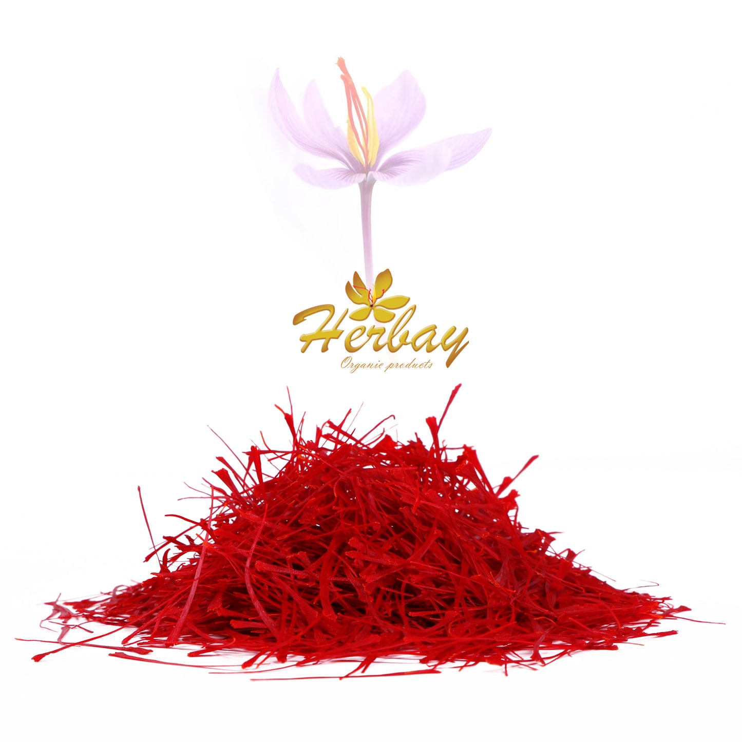Herbay Saffron Powder 4 gr – Premium Pure Saffron Powder, No Additives – Made from Organic All-Red Saffron Threads – Perfect for Tea, Paella, Rice, Desserts – Ready to Use, 4 gr