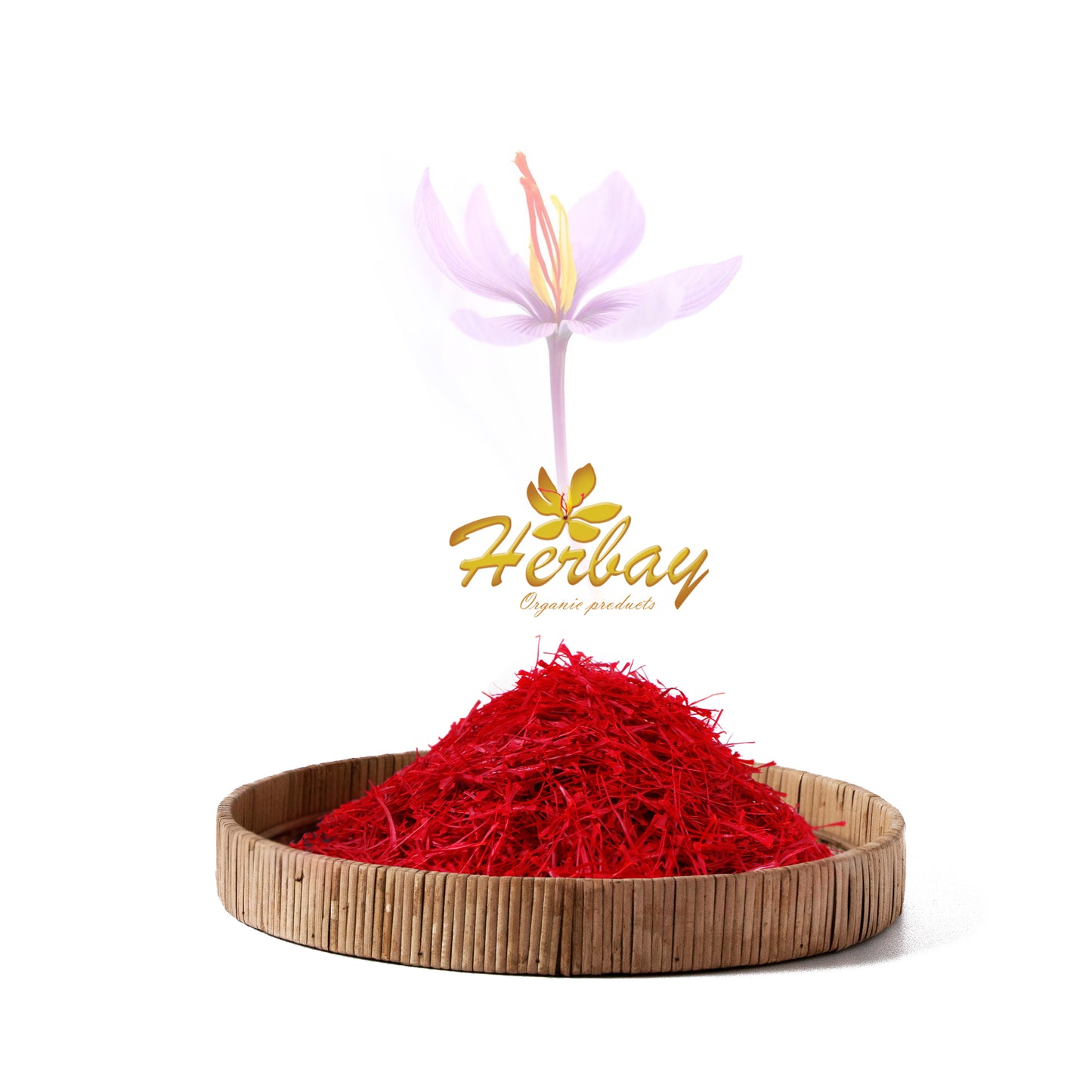 Herbay Saffron Powder 2 gr – Premium Pure Saffron Powder, No Additives – Made from Organic All-Red Saffron Threads – Perfect for Tea, Paella, Rice, Desserts – Ready to Use, 2 gr
