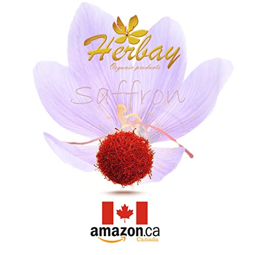 Herbay Saffron 2 gr, Finest Pure Premium Super-Negin Saffron Spice Threads, Highest Grade Saffron for Tea, Paella, Rice, Desserts, No Artificial, No Preservatives, Katam Series